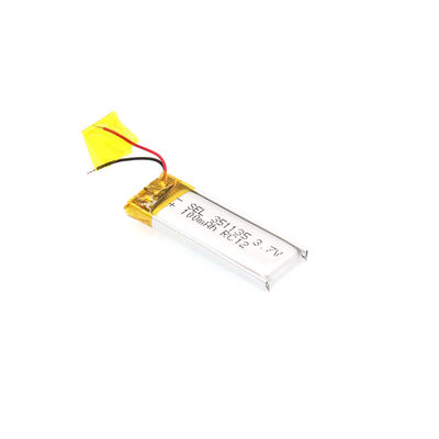再充電可能なLipo電池3.7V 100mahのリチウム ポリマー電池は動力工具をもてあそぶ