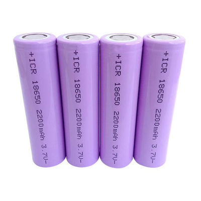 1800mAh 2200mah 2400mah 2600mah 3.7 V 18650の再充電可能なリチウム電池1C