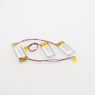 ULのセリウムが付いている5mm 3.7v 200mahリチウム イオン ポリマー電池の/li-po再充電可能な注文の電池