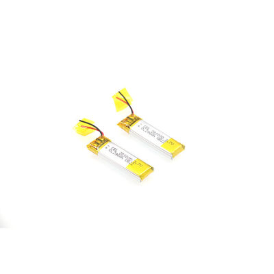 IEC61233標準的な3.7V80mAhリチウム イオン ポリマー電池のスマートな身につけられるプロダクト