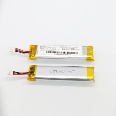 500830のスマートなスポーツのブレスレットのための100mAh 3.8ボルトのリチウム イオン ポリマー電池