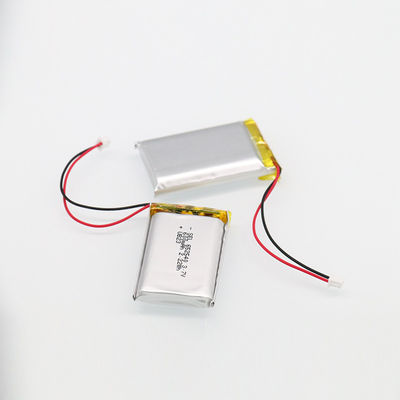 3.8V 100mAh 500830のスマートなブレスレットのための極めて薄く再充電可能なリチウム ポリマー電池