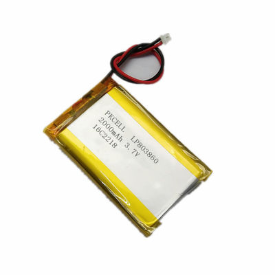 5mmのULのセリウムが付いている高温リチウム イオン電池3.7 V 200mah Lipo電池