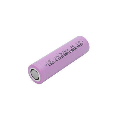 3C最高3.6v 2500mah 18650のリチウム イオン電池のリチウム円柱細胞